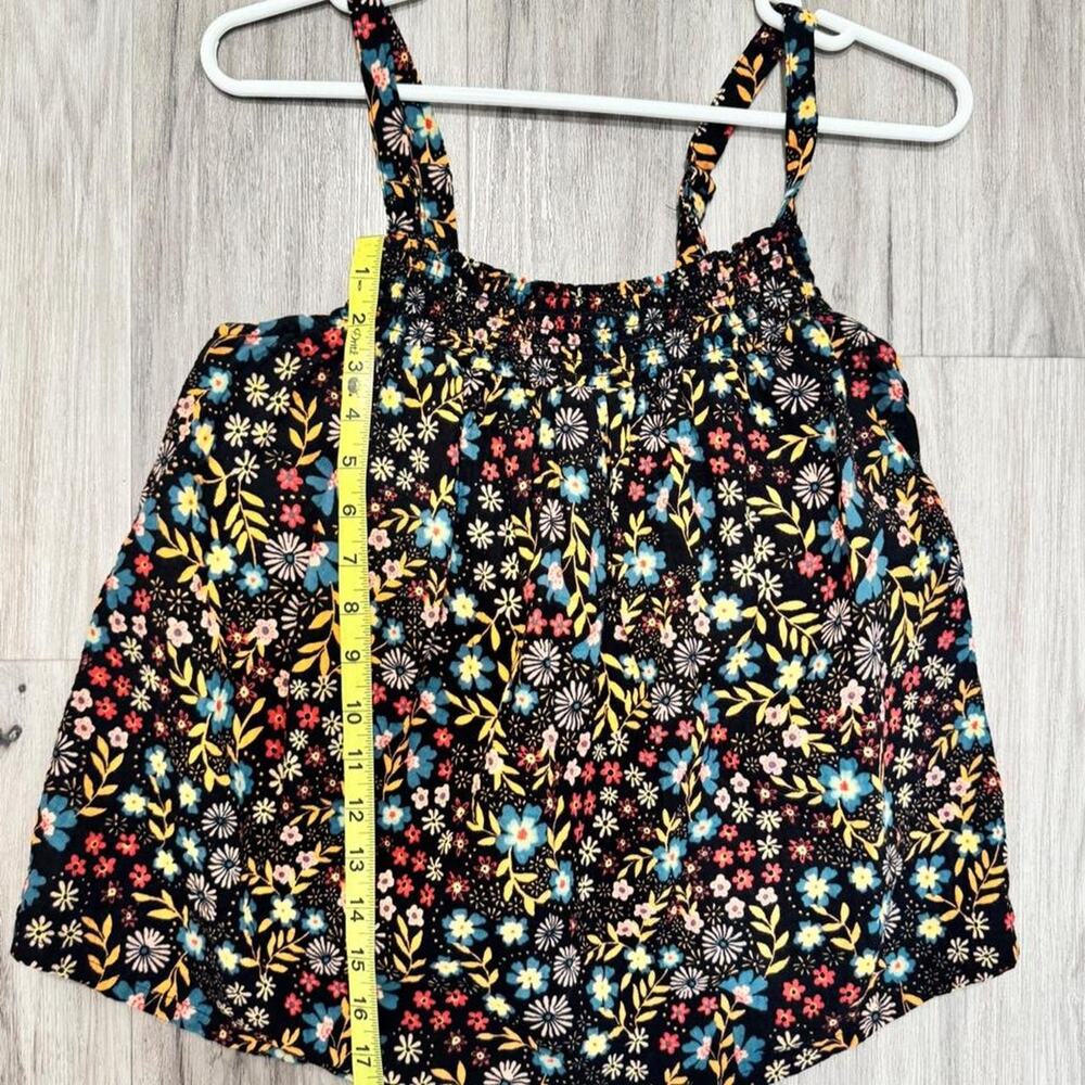 Joy spun multicoloured floral tank